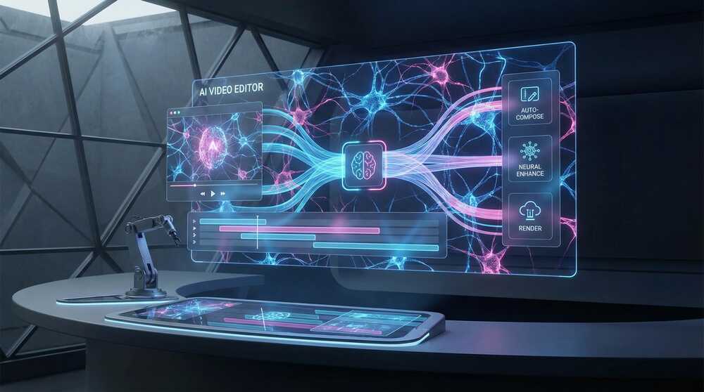 黄色仓库 AI视频剪辑